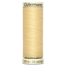 Load image into Gallery viewer, Gutermann - Sew All Thread 100m - Yellow / Cream Range