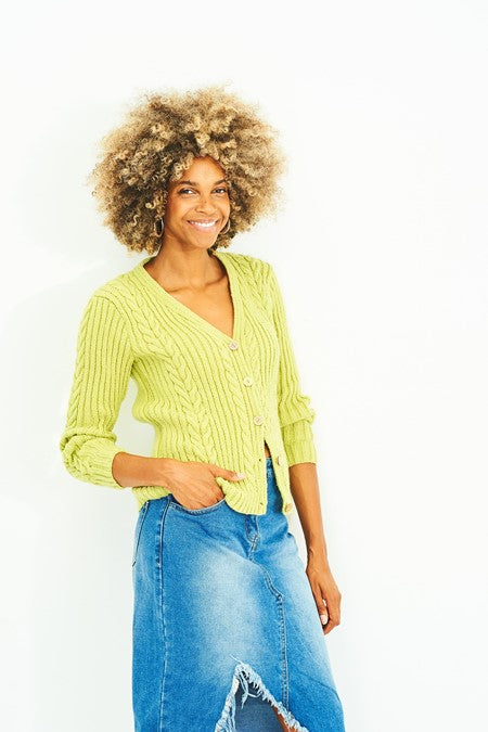 Stylecraft Pattern 10143 - 4 Designs for Jumper Vest or Cardigan