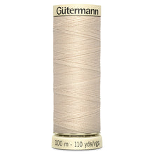 Load image into Gallery viewer, Gutermann - Sew All Thread 100m - Beige / Cream Range

