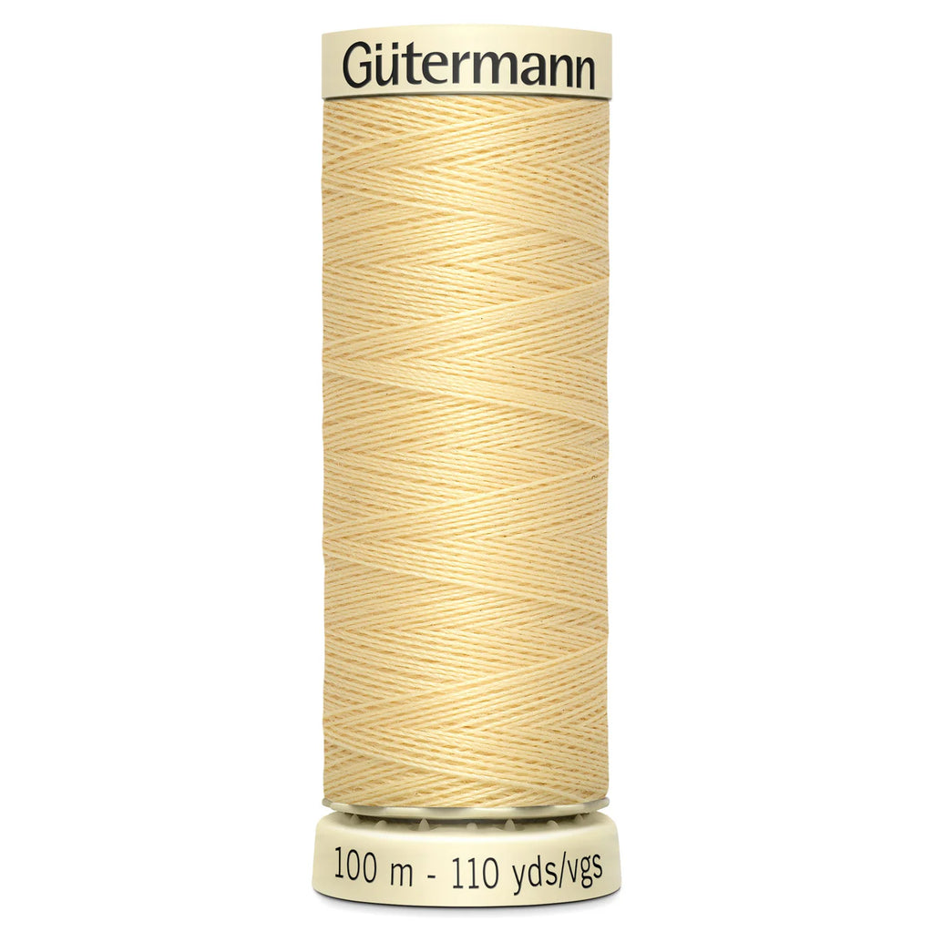 Gutermann - Sew All Thread 100m - Yellow / Cream Range