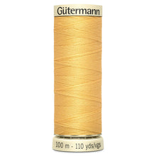 Load image into Gallery viewer, Gutermann - Sew All Thread 100m - Yellow / Cream Range
