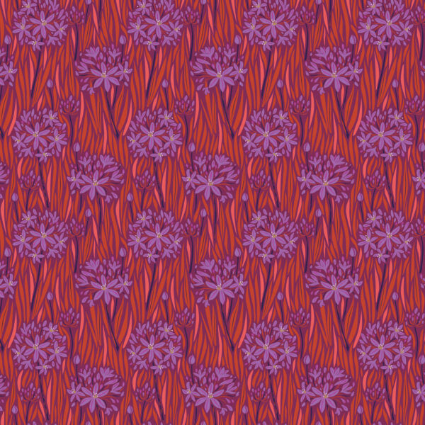 Wandering Eye - Agapantha Warm - by Kathy Doughty and Figo Fabrics