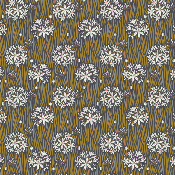 Wandering Eye - Agapantha Neutral by Kathy Doughty and Figo Fabrics