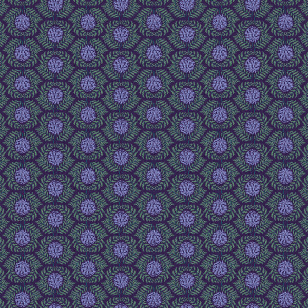 Wandering Eye - Mini Jacaranda Cool - by Kathy Doughty and Figo Fabrics
