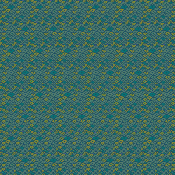 Wandering Eye - Palm Bark Cool - by Kathy Doughty and Figo Fabrics