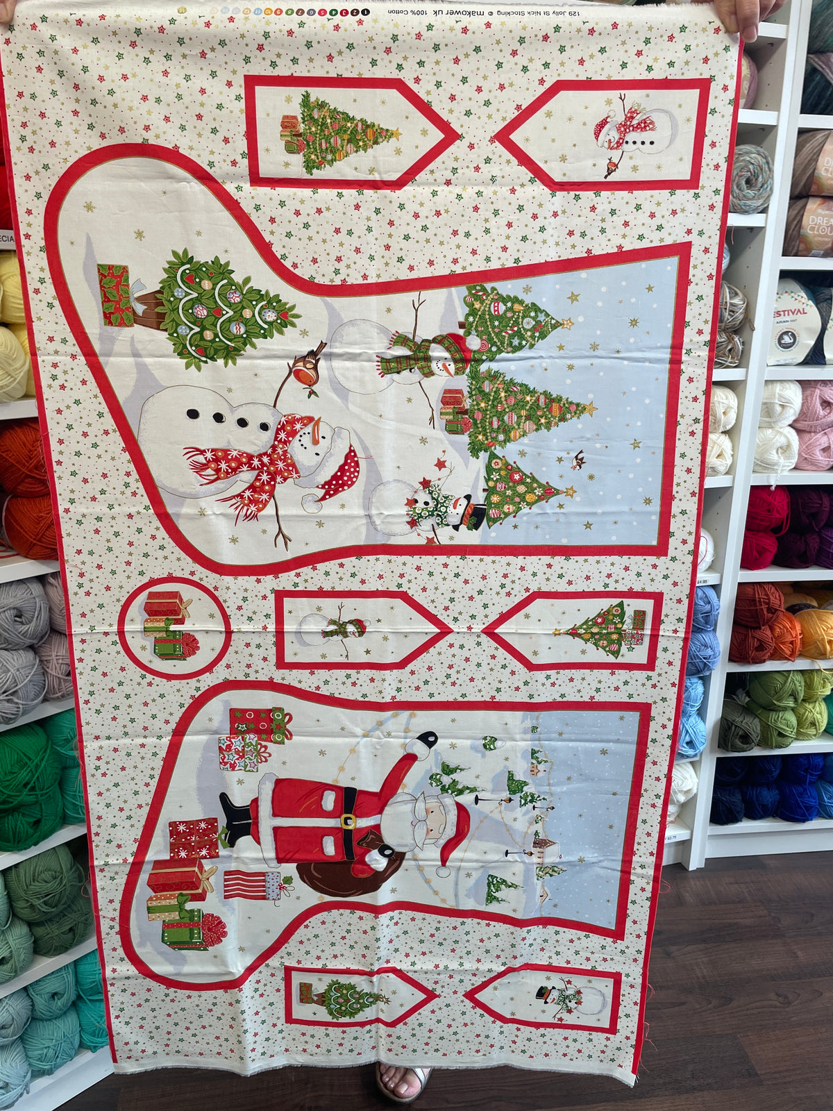 Jolly St Nick Stocking