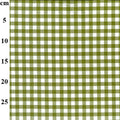 Green and white checkered grid with measurements in centimeters
