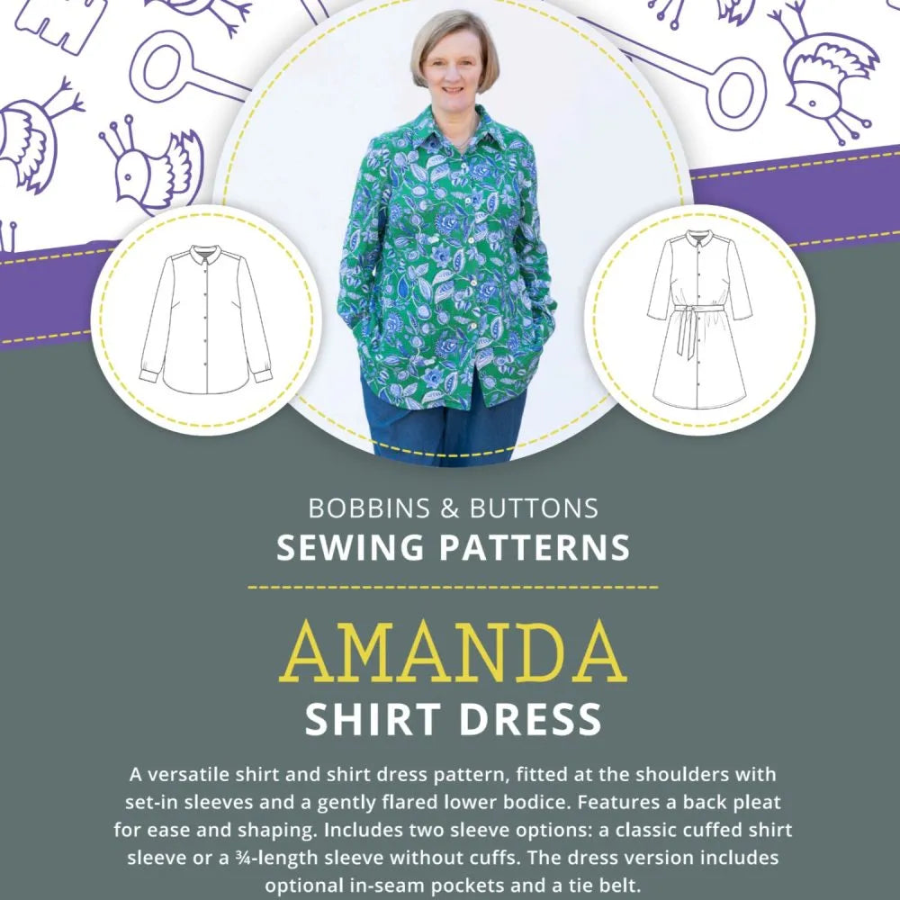 Amanda Shirt and Shirt Dress