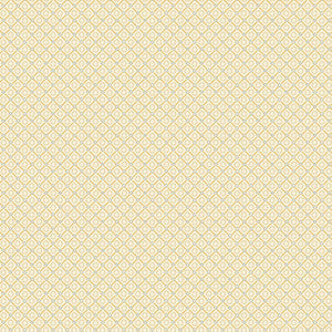 Indigo Cheddar II By Andover Fabrics - Circles in Diamonds - Cream 1145-L