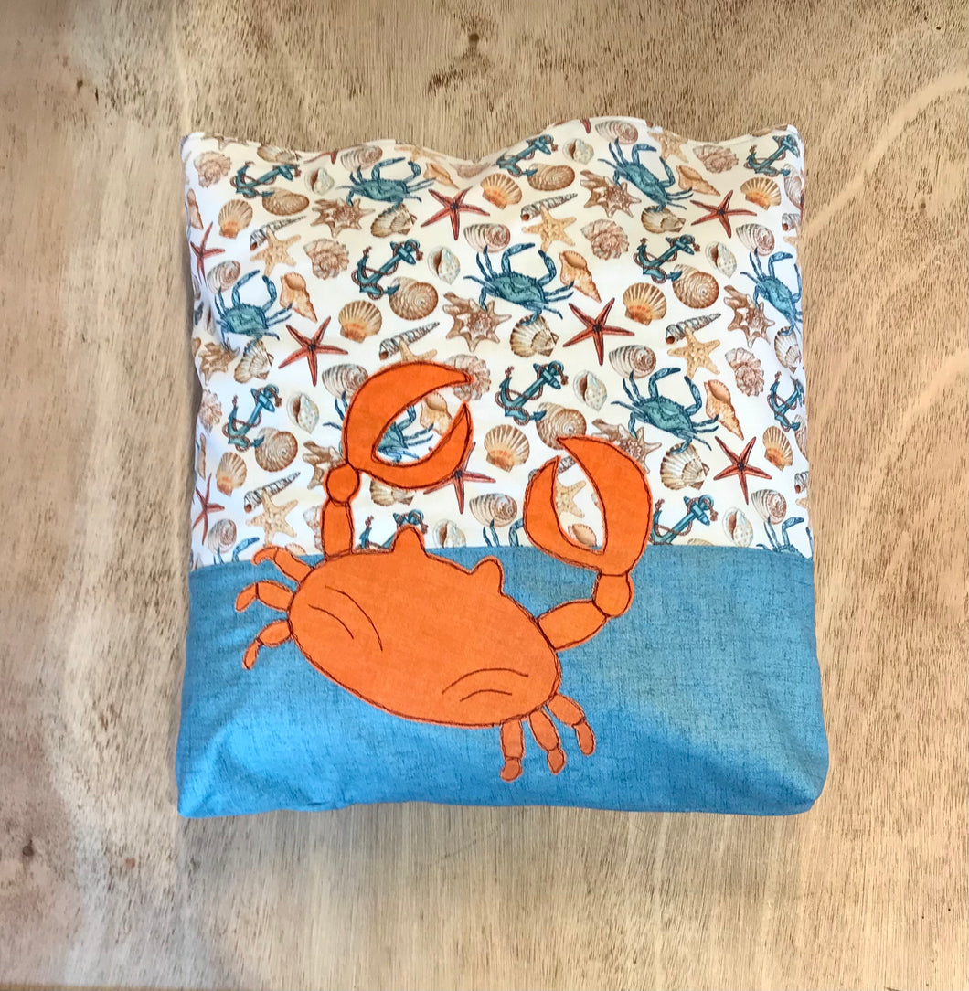 Applique Crab Cushion Workshop - Saturday 28th June  9.30am - 1.30pm (6 spaces)