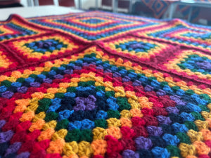 Granny Square Shawl 4 week Course - Starting Tuesday mornings 10.30am - 1pm on 4th November 2025 (4 Spaces)