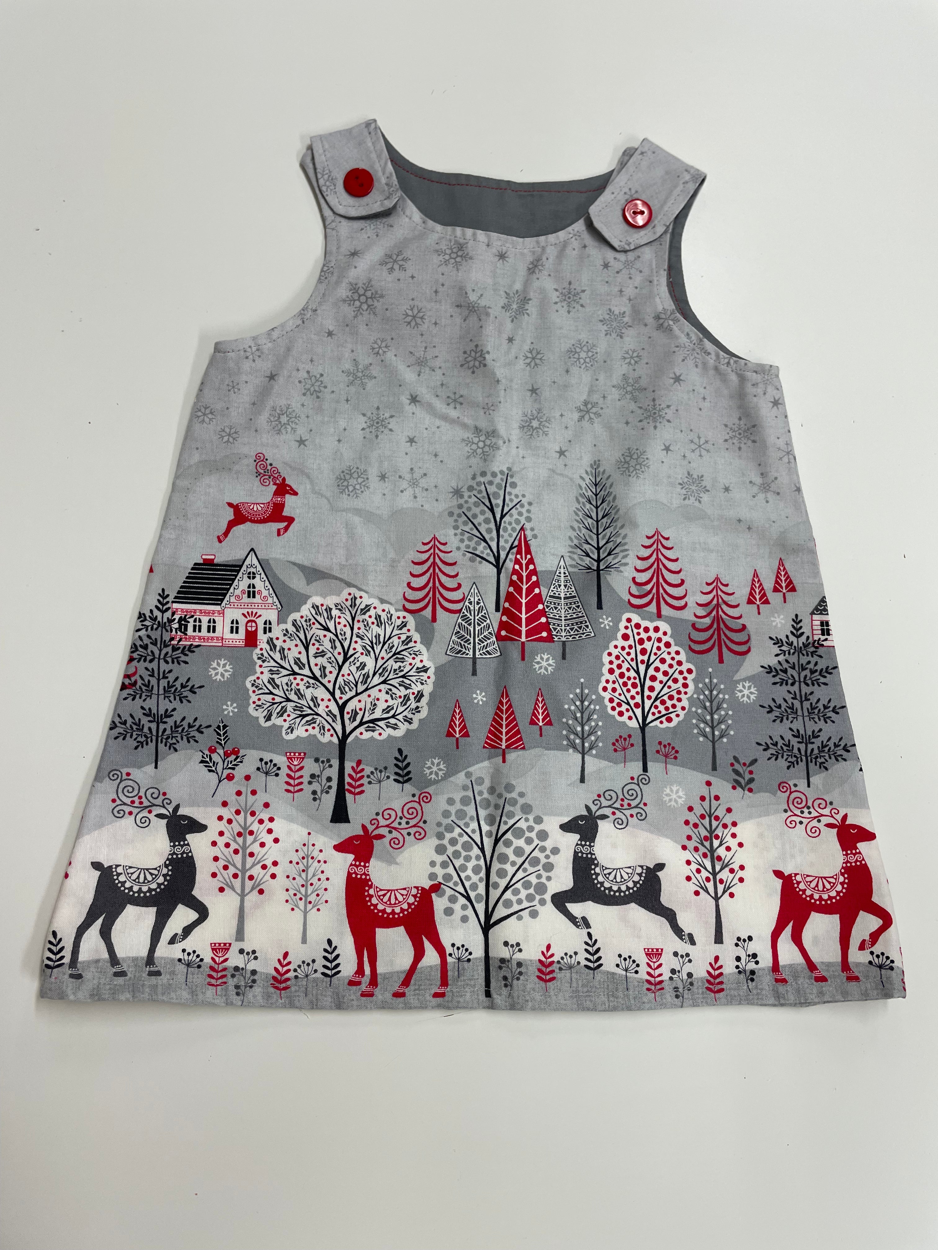 Sleeveless Girl's Dress - Scandi
