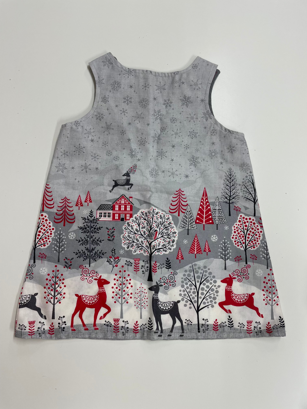 Sleeveless Girl's Dress - Scandi
