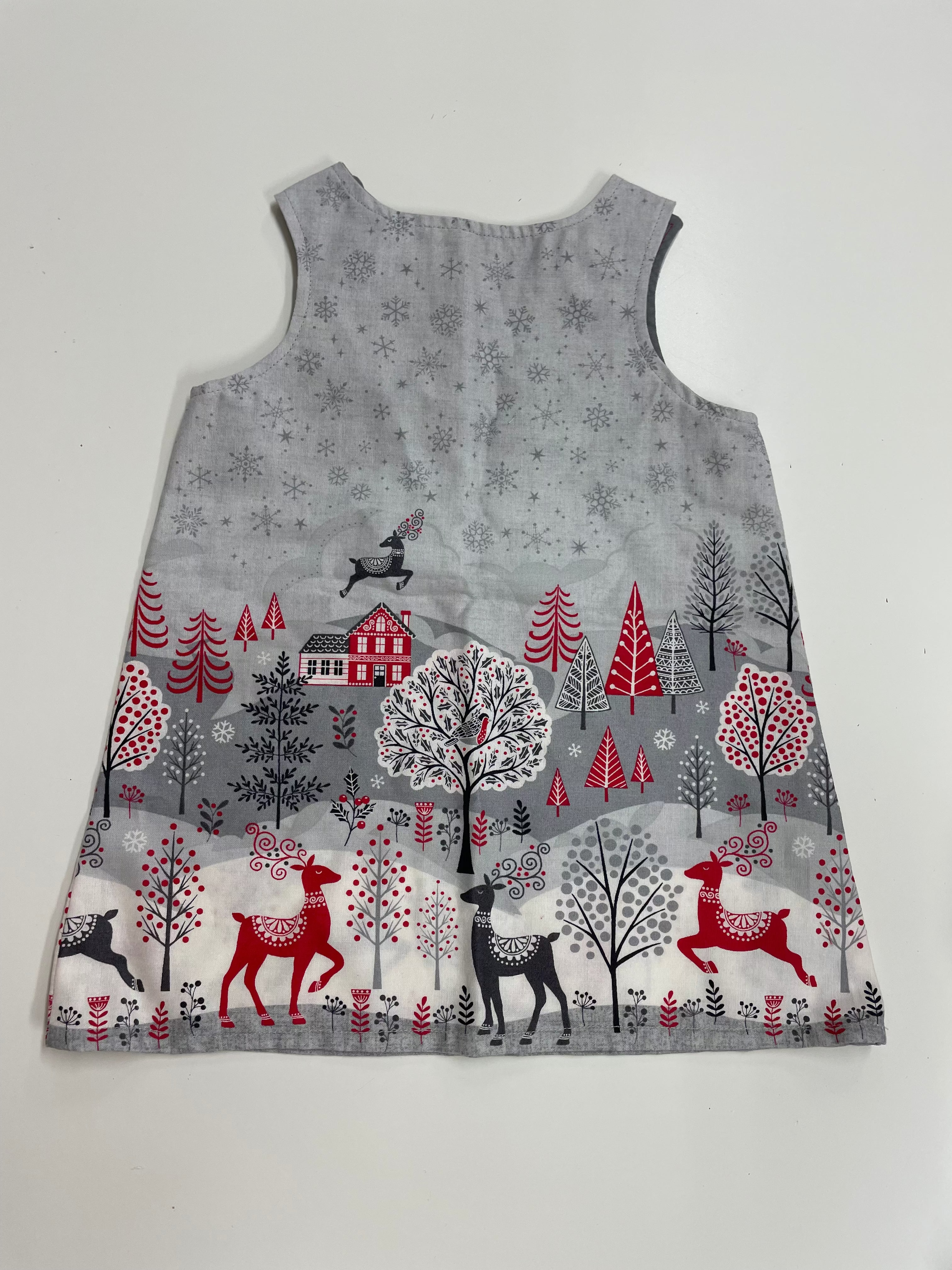 Sleeveless Girl's Dress - Scandi