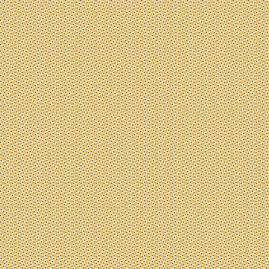 Indigo Cheddar II By Andover Fabrics - Ikat Dot Cream 1146-L