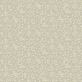 A repeating floral vine pattern in warm off-white on a muted sage green background, shown as a full-frame closeup of the surface design.