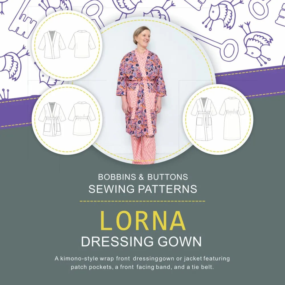Lorna Dressing Gown Sewing Pattern