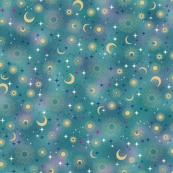 Luna Constellation Teal by Makower