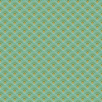 Luxe Scallop Green 2611-G by Makower