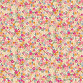 Luxe Mini Floral Cream 2616-Q by Makower