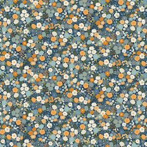 Luxe Mini Floral Navy 2616-B by Makower
