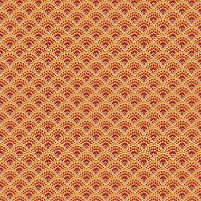 Luxe Scallop Rust 2611-N by Makower