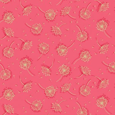 Luxe Seed Heads Pink 2614-P by Makower