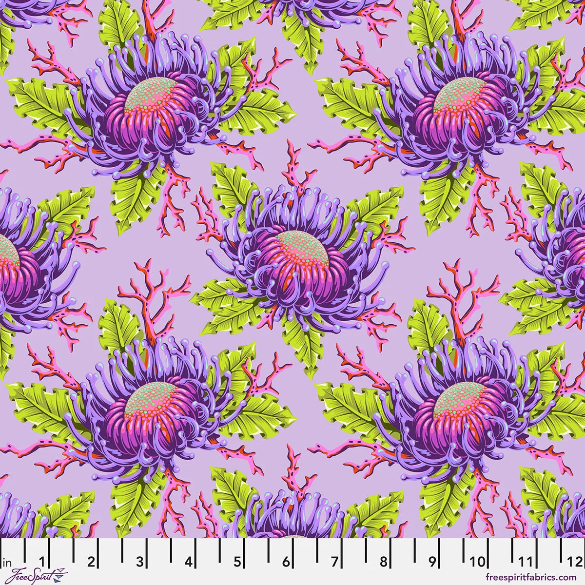Friends and Anenomes Floral Reef Collection by Tula Pink