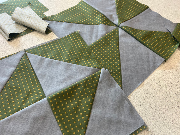 Pin Wheel & Hour Glass Blocks Workshop - Saturday 11th October 1pm-3.30pm (2 spaces available)