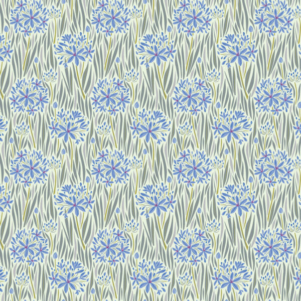 Wandering Eye - Agapantha Cool - by Kathy Doughty and Figo Fabrics