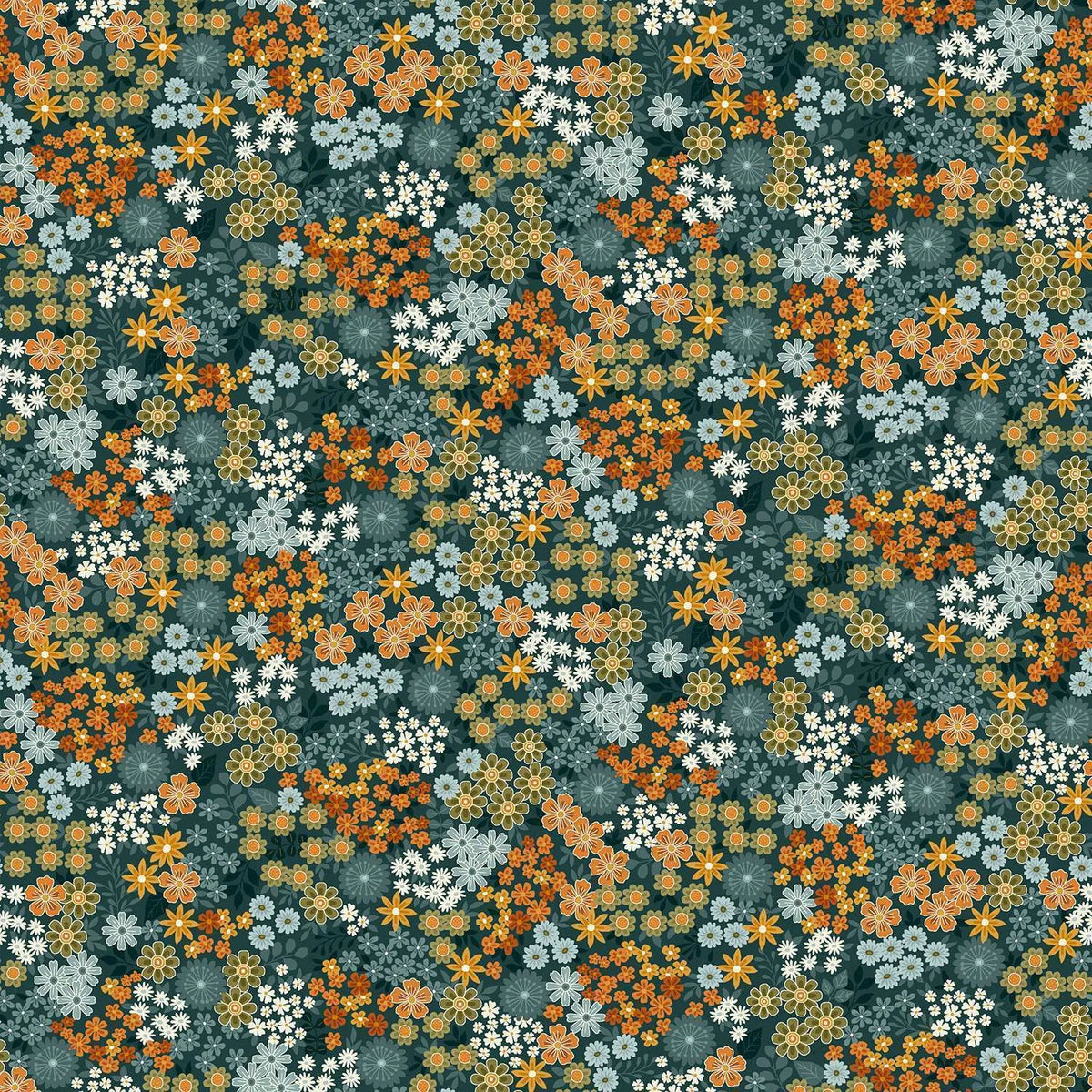 Revival by Makower-Meadow Blue
