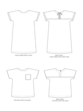 Load image into Gallery viewer, Stevie Tunic - Tilly and the Buttons Pattern
