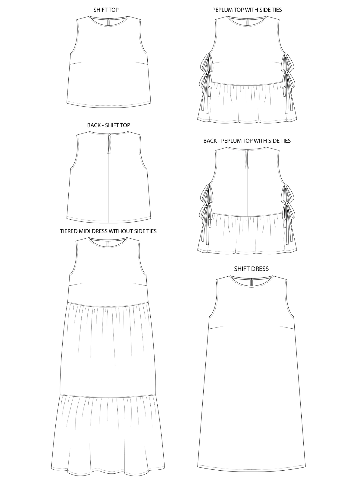 Leah Dress and Top - Tilly and the Buttons Pattern
