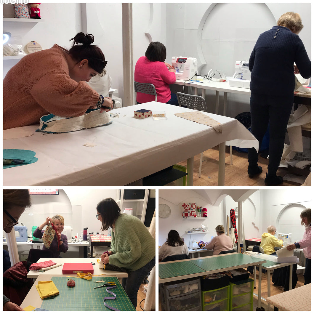 Sew Social All Day  Saturday 18th May 10.30am-3.30pm  (full)