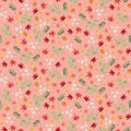 Makower - Michiko - Foliage Pink