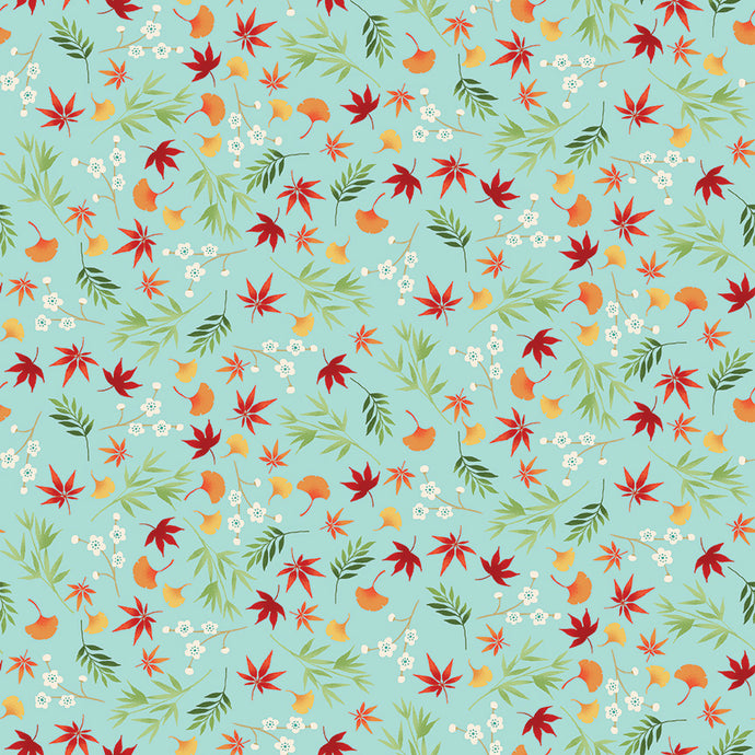 Makower - Michiko Foliage Turq
