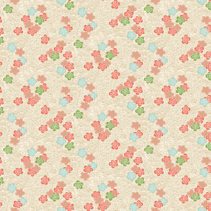 Makower - Michiko - Bushclover Cream