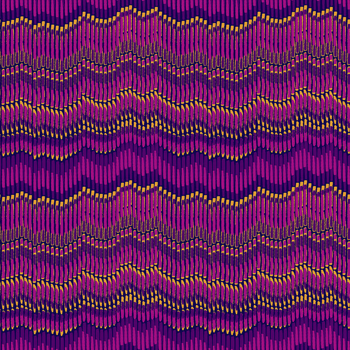Henna Moire Stripe Pink
