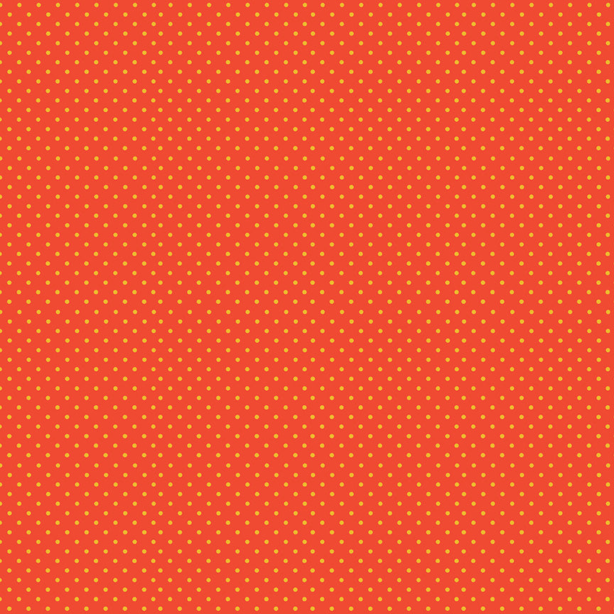 Makower - Spot - NY - Yellow Spot On Orange