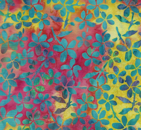 Island Batiks - 6/1054 Plumeria - Sunset