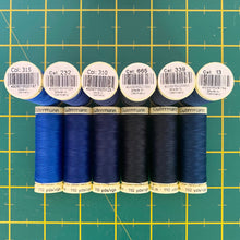 Load image into Gallery viewer, Gutermann - Sew All Thread 100m - Deep Blue Range
