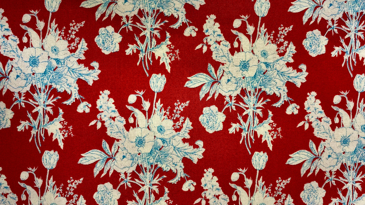 Tilda - Cottage Collection - Botanical Red