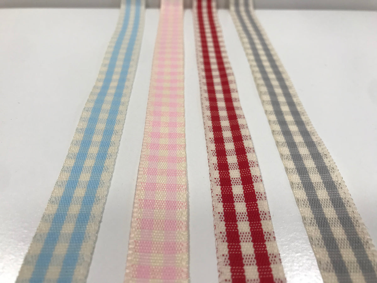 Berisfords Ribbons - Rustic Gingham per metre