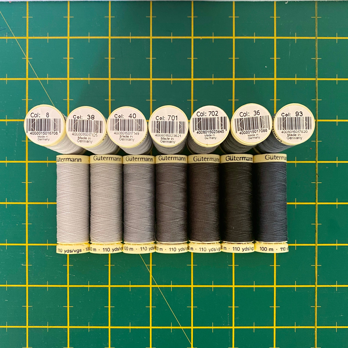 Gutermann - Sew All Thread 100m - Grey Range