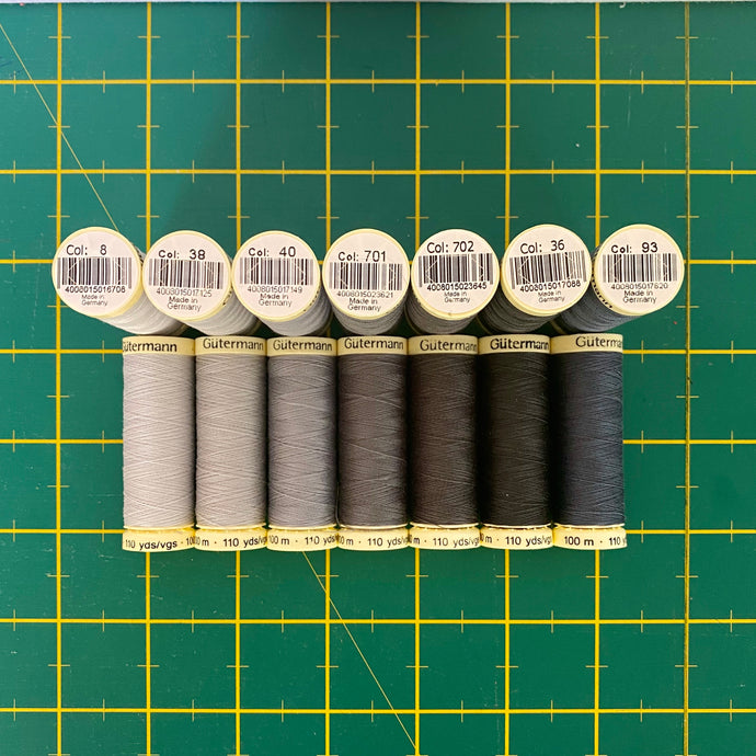 Gutermann - Sew All Thread 100m - Grey Range