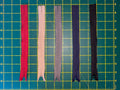 Zips 9" (23cm) YKK concealed various colours - each