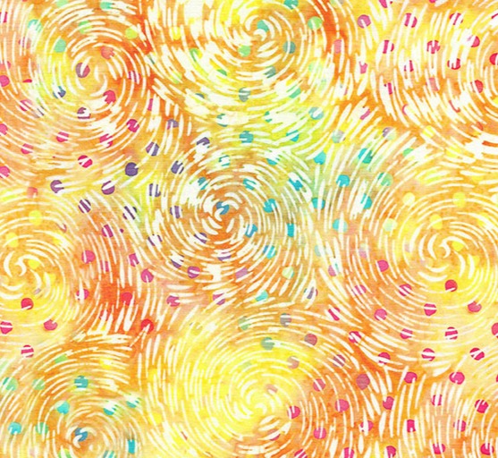 Island Batiks - 6/1065 - Swirl Sun - Birthday