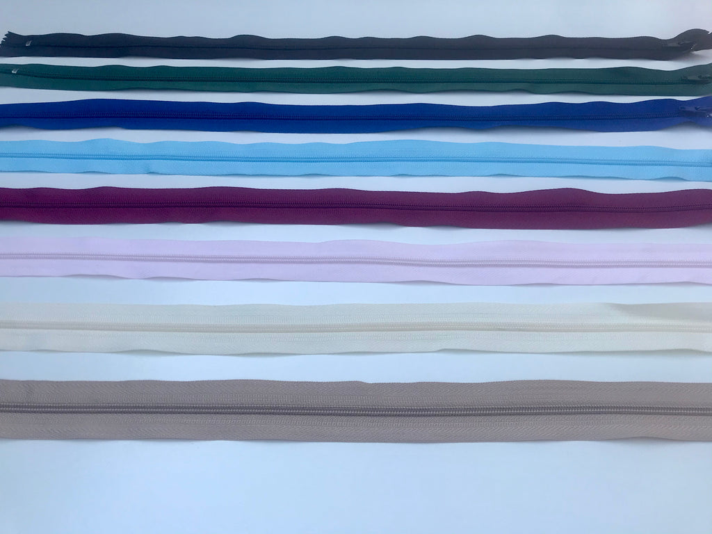 Zips 18" (45cm) various colours - each